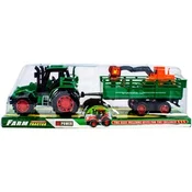Zalogajniki traktor s kolesom in prikolico za prevoz delovnih strojev - 30 cm
