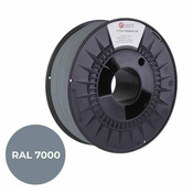 C-Tech tiskalna struna PREMIUM LINE ( filament), PLA, veveričja siva, RAL7000, 1,75mm, 1kg