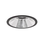 BRUMBERG Apollo Midi reflektor gladek, okrogel, 3.500 K, črn - Študija/pisarna - Sodobni - črna - Aluminij