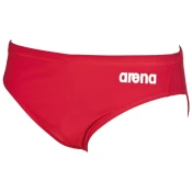Mens swimsuit arena solid brief red 40