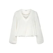 LASCANA Bluza kremna/zlata