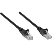Intellinet LAN (RJ45) Mreža Priključni kabel CAT 6A S/FTP 0.25 m Crna Jednostruko oklopljeni kabel, Sveukupno zaštićen, Bez halogena Intell