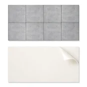 shumee Samolepilna vinilna plošča s potiskom 120x60 cm tekstura surovega betona