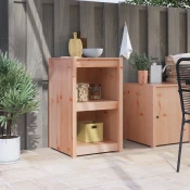 vidaXL Zunanja kuhinjska omara 55x55x92 cm Polno leseno douglas