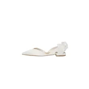 STEVE MADDEN Čevlji s peto in s paščki Synthia kremna