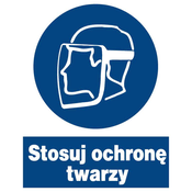 shumee ZNO-6 - Znak za varnost in zdravje pri delu - Uporabljajte zaščito za obraz