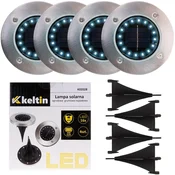 Solarna vrtna svetilka 16LED 4kos 61433