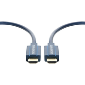 clicktronic HDMI kabel [1x HDMI 1x HDMI vtič ] 1 m moder clicktronic
