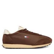 Superge Tommy Jeans Tjm Retro Runner Archive Mix Mat EM0EM01763 Rjava