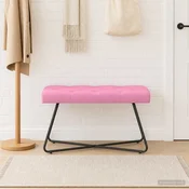 Klop s gumbnim oblazinjenjem Roza 80 x 40 x 46 cm Blago