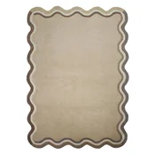 Ručno rađen vunen tepih u prirodnoj boji 160x230 cm Leo Scallop – Flair Rugs