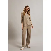 Marisse Womens Trousers Z-Sp-4520 Beige Melange