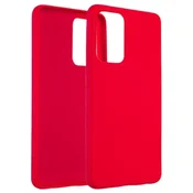 shumee Silikonski ovitek Beline za Samsung S20 FE G780, rdeč