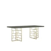 Livin Hill Jedilna miza, RH10, 200x76x90 cm, zelena
