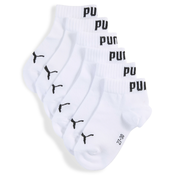 Puma Quarter Socks Youth (3-pack), White, Size 39-42, Shop