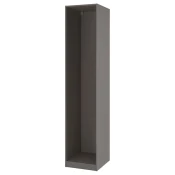 PAX Okvir garderobera, tamnosiva, 50x58x236 cm