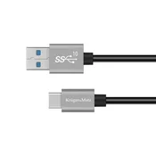 slomart Kabel USB - USB tip C 10 Gbps 0,5 m Kruger&Matz Basic