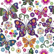 Serviete za decoupage - Pisani metulji - 1kom (hobby)