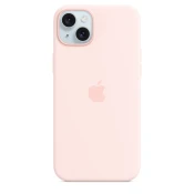 iPhone 15 Plus Silicone Case sa MagSafe-om - Light Pink