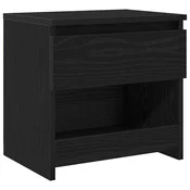 Nocni ormar Crni hrast 40 x 30 x 39 cm Konstruirano drvo