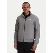 EA7 Emporio Armani Bomber jakna 8NPB20 PNFZZ U8085 Siva Regular Fit