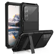 JUST Oklepni ovitek za Samsung Galaxy S26 Ultra, , z zaščitnim steklom za kamero, črn