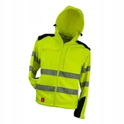 shumee Delovna jakna 2 v 1, softshell jopič Urgent, visoka vidljivost, HV, rumena, 3XL