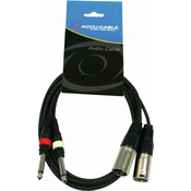 ADJ AC-2XM-2J6M/1,5 2x XLR Male/2x 6,3 Jack
