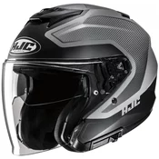 Otvorena motociklistička kaciga HJC i31 Tevis MC5SF sivo-crna