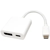 ROLINE ROLINE Display Adapter USB Type C - DisplayPort v1.2 + PD Roline USB 2.0 adapter 12.03.3221 DisplayPort 1.2, (20426487)