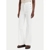 Guess Jeans hlače W6GA0P W2440 Bela Regular Fit