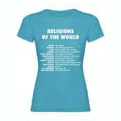 Woman T-shirt Religions of the World