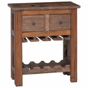 Vidaxl Za omarice Rjava 60 x 30 x 70 cm Trdna obnovljena les