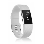 BStrap Silicone Diamond (Small) pašček za Fitbit Charge 2, white (SFI002C30)