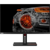 Monitor Lenovo 60,5 cm (23,8) P24h-30 2560x1440 IPS 4ms HDMI DisplayPort USB-C 100W DP-Out 4xUSB3.2 Pivot  sRGB99% RJ45 ThinkVision