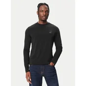 KARL LAGERFELD Majica z dolgimi rokavi 755048 564235 Črna Regular Fit