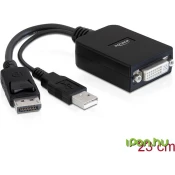 Monitoradapter DP zu DVI24+5-Bu, aktiv