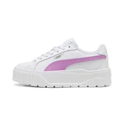 PUMA Karmen II Sneakers Youth, Shoes, White/Mauve Pop/Silver, 35.5