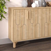 Hanah Home Konzola Vincent, 120x73,6x29,6 cm, Hrast