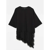 VERO MODA Majica VMKOURTNEY  črna