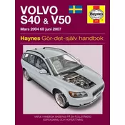 Volvo S40 and V50 Mars (2004 - Juni 2007) Haynes Repair Manual (svenske utgava)