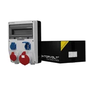 DOK RAZDELILNA OMARICA ZA STAVBO TD 63A 16A 2X230V SCHUKO