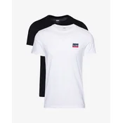 Levis  Majice s kratkimi rokavi 2PK CREWNECK GRAPHIC  Bela