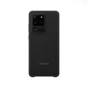 Samsung Original silikonska maskica EF-PG988TBE za Galaxy S20 Ultra G988 - crna