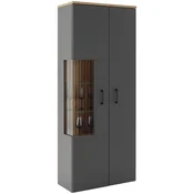 Modern Living Vitrina Amare, Antracit, Barva Hrasta