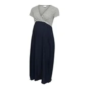 MAMALICIOUS Obleka MLJoelle Tess temno modra / bela