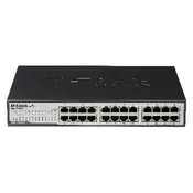 D-Link DGS-1024D/E 24-portno gigabitno stikalo 10/100/1000 Mb/s z bakrenimi priključki