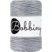 Bobbiny Macrame Cord 1,5 mm 100 m Steel Vrvica