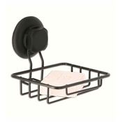 Držalo za milo in gobico Compactor Bestlock Black Soap & Sponge Holder