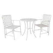 Homestar Balkonski set JASMINE miza in 2 stola antik bela